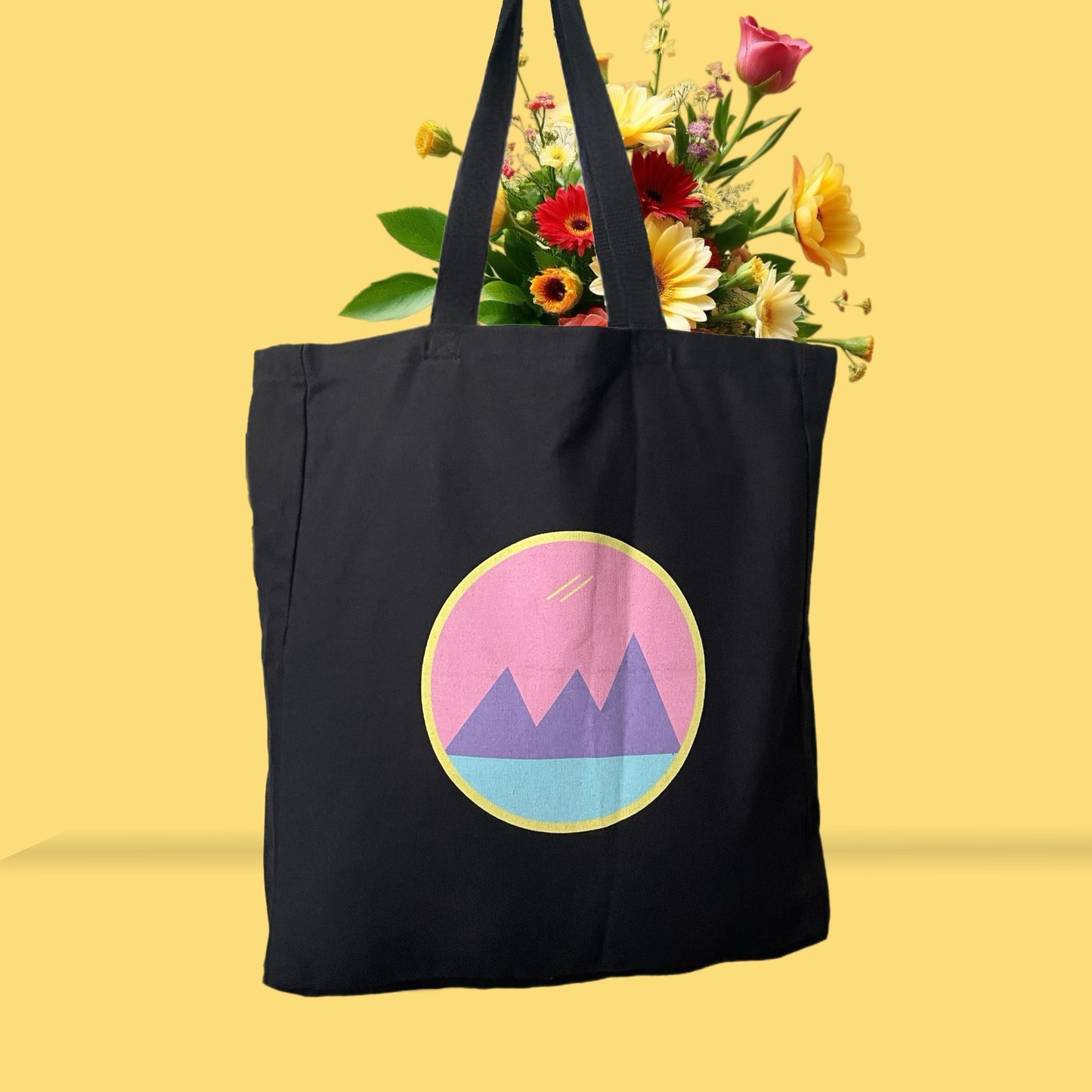 Abstract Pastel Horizon Tote Bag